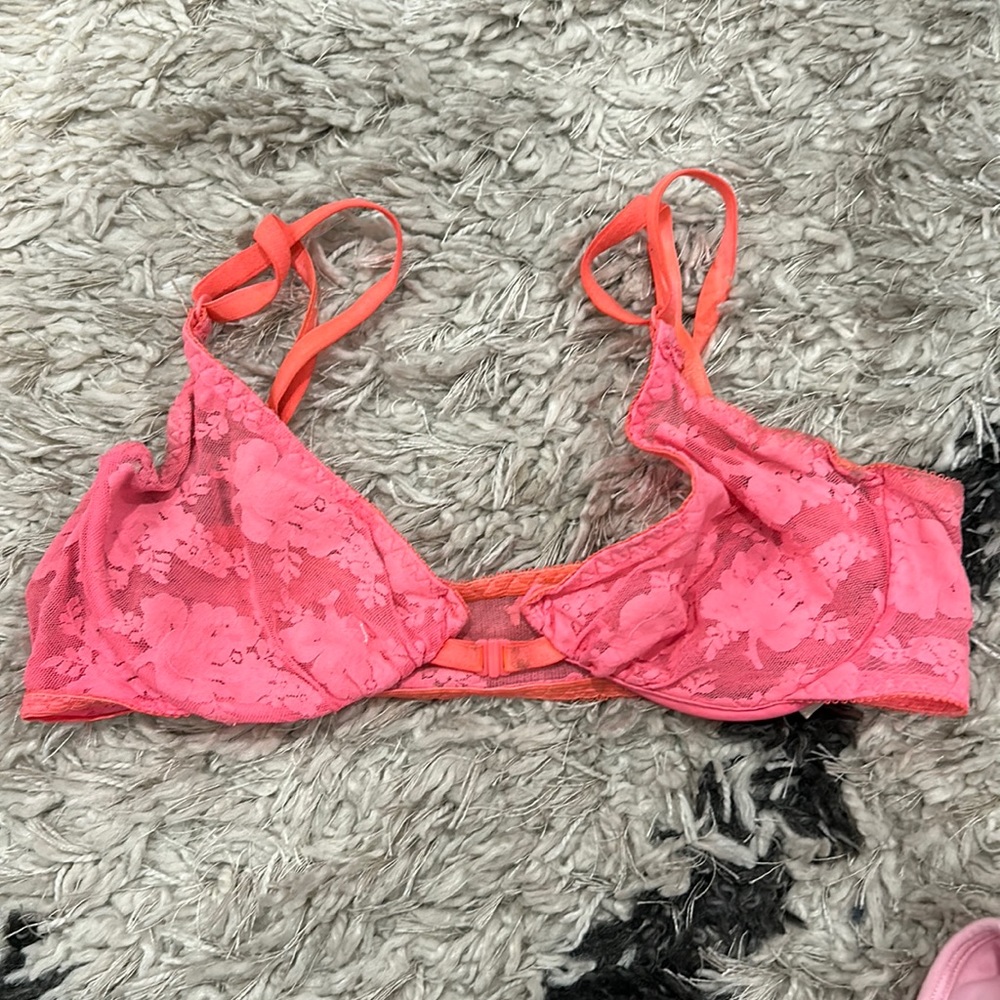 Pink Lace Bralette